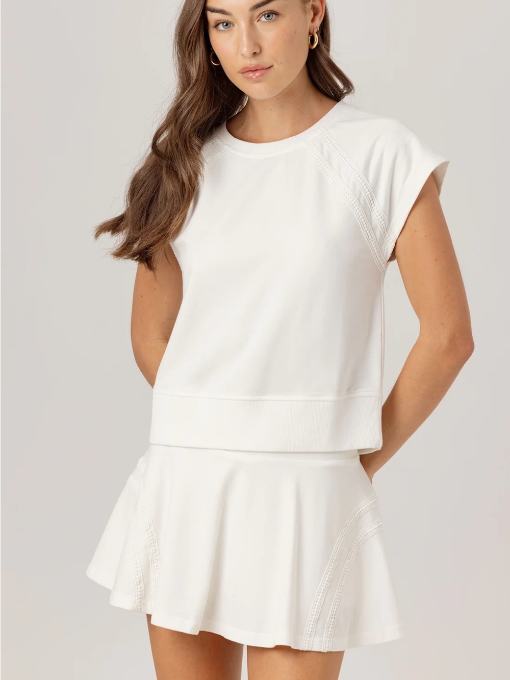 NWT SUNDAYS JOELENE SKORT IN COCONUT MILK SIZE M